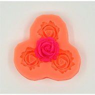 Y&amp;XL&amp;H Bakeware Silicone Flower Baking Molds for Fondant Candy Chocolate Cake (Random Colors) N3
