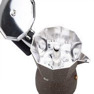 Moka Espresso Maker, Sayhi 240ML Color Aluminum Stovetop Espresso Pot Moka Express Coffee Maker, Makes 4 Cup (... N21