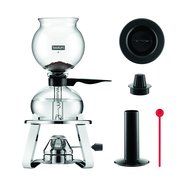 Bodum Pebo Vacuum Coffee Maker, 8 cup, 1.0 l, 34 oz., Black