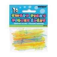 Frilly Cocktail Toothpicks, Assorted 1000ct N4