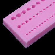 uxcell Pearl String Beads Silicone Mold Cake Decorating Fondant Baking Mould Tool N5