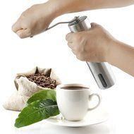Awkli Manual Coffee Grinder Portable Adjustable Stainless Steel Hand Crank Burr Mill for Coffee Bean, Spices,Pepper...