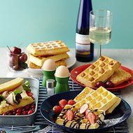 Sher 4 Cavity Mini Fancy Bundt Waffles Cake Pan Silicone Mold Baking Mould (Random Color)28.518.51.5 cm N2