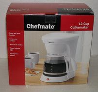 Chefmate 12 Cup Coffeemaker in White