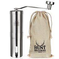Hunt Brothers Coffee Grinder | Best Conical Burr for Precision Brewing | Consistent Grind | Top Rated Coffee Mill... N3