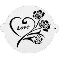 MAXGOODS Popular Round Flower Cake Spray Mode Crafts Mold Decor Transparent N3