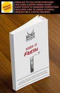 Hunt Brothers Coffee Grinder | Best Conical Burr for Precision Brewing | Consistent Grind | Top Rated Coffee Mill... N4