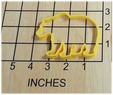 Wildlife Bear Fondant Cookie Cutter and Stamp #1356