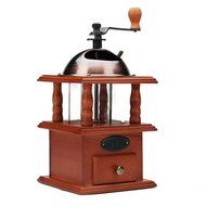 3E Home 23 - 2300 Hand Crank Manual Canister Stainless Steel Burr Coffee Grinder Mill,Stainless Steel Top and... N3