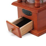 3E Home 23 - 2300 Hand Crank Manual Canister Stainless Steel Burr Coffee Grinder Mill,Stainless Steel Top and... N4