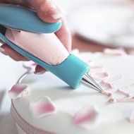 GXHUANG Hot Pastry Icing Piping Bag Nozzle Tips Fondant Chocolate Cake Sugar Craft Decorating Pen Tool Set (A) N11