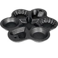 Cajun Cookware Pans Star Seasoned Cast Iron Muffin Pan N2