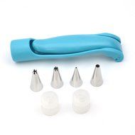 GXHUANG Hot Pastry Icing Piping Bag Nozzle Tips Fondant Chocolate Cake Sugar Craft Decorating Pen Tool Set (A) N13