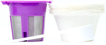 Reusable K Cup Bundle w/ Filters &amp; Coffee Scoop for Keurig 2.0 Brewers by Nature's Kitchen N6