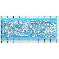 Y&amp;XL&amp;H Lace Fondant Cake Chocolate Resin Clay Candy Silicone Mold Mat,L17.8cmW6.5cmH0.4cm N4