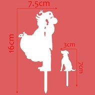 Bridal Cake Topper 16*7.5Cm Bridegroom Hold Bride Up N4