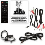 Blue Octave B54 Home Theater 5.1 Bluetooth Speaker System with Optical Input FM USB and 2 Ext. Cables N2