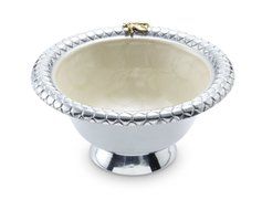 Julia Knight Queen Bee Pedestal Bowl, 5-Inch, Kiwi N4