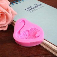Swan Silicone Fondant Cake Decorating Sugarcraft Mold Cookie Pastry Baking Mould