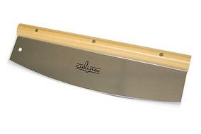 Culina Pizza Cutter 14&quot; Long, Wooden Handle (Walnut).