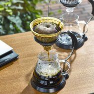 Hario VAS-8006-G V60 Arm Stand with Glass Dripper Set N3