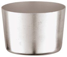Paderno World Cuisine 41659-08 Aluminum Creme Caramel Mold, Gray