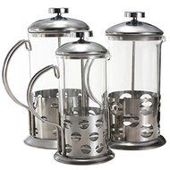 &quot;350ml Stainless Steel Glass Teapot Cafetiere French Coffee Tea Filter Press Plunger&quot; shopping