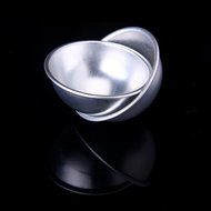 Dealglad&reg; 10pcs Aluminum Half Round Ball Sphere Cake Pan Bath Bomb Mold Pudding Mould Baking Tools