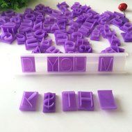 StarSide 88 pcs Fondant Alphabet Number Cutouts Cookie Cake Cutter Biscuit Baking Mold Fondant Chocolate Molds... N2