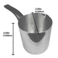 Mian 4 Cup Universal Stainless Steel Espresso Replacement Carafe