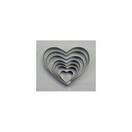 Oasis Supply 395680 Gum Paste Fondant 7-Piece Heart Cutter Set, 1-Inch to 4-Inch N2
