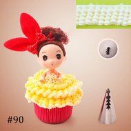COCOTINA 5pcs Russian Tulip Icing Piping Nozzles Tips Pastry Cake Decorating Kitchen Tools N2