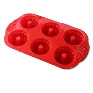 ZJCilected 6-Cavity Swirl Silicone Mini Donut Pan, Muffin Cups, Cake Mold, Biscuit Mold-Home Kitchen Baking Mold... N3