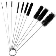 UHQ 8.2 Inch Kitchen Nylon Tube Brush Cleaning Brushes,10 Pcs N3