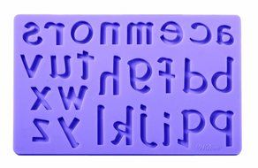 Wilton Fondant and Gum Paste Silicone Mold Set, Letters and Numbers N3