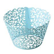 Kakaxi(TM) Filigree Vine Cupcake Wrappers Wraps Wedding and Birthday Decor (4 colors and pack of 120)