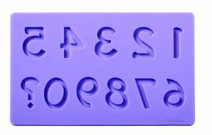 Wilton Fondant and Gum Paste Silicone Mold Set, Letters and Numbers N4