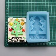 Sher Merry Christmas Chocolate Silicone Molds,Cake Molds,Soap Molds,Decoration Tools Bakeware N2