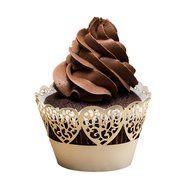Bride Cupcake Wrappers x 100pcs in shimmering ivory white. 22 different wraps to make your wedding or birthday... N31