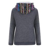 Women&#039;s Sweater,Laimeng Long Sleeve Plus Velvet Thickened Hooded Sweater Top Blouse (S, Black) N5