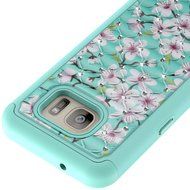 Galaxy S7 Case, HLCT Rugged Shock Proof Dual-Layer Case for Samsung Galaxy S7 (2016) (Owl Blue) N2