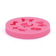 KookieMonsta Baby 3d Silicone Mould Bow Dolphin Animals Shapes Small Pastry Cupcake Decorating Mold for Cake Decoration