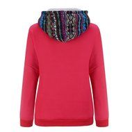 Women&#039;s Sweater,Laimeng Long Sleeve Plus Velvet Thickened Hooded Sweater Top Blouse (S, Black) N8