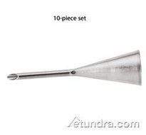 World Cuisine Paderno x 10 Bismarck Pastry Tip, 3 1/2 inch Length -- 1 each.