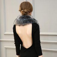 Scarf,Morecome Women Hasp Faux Fur Scarf Fur Scarves Fur Velvet Scarf (A) N5
