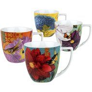 Waechtersbach Accents Impressions Mugs, Multicolor, Set of 4