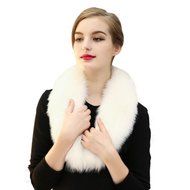 Scarf,Morecome Women Hasp Faux Fur Scarf Fur Scarves Fur Velvet Scarf (A) N7