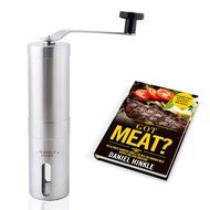 Warmly Homy Stainless Steel Manual Coffee Grinder with EBook N5