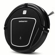 Seebest D720 Automatic Robot Vacuum Cleaner with Remote Control and Self Charging Devices, Black