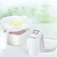 Leifheit Soehnle Baking Star Digital Kitchen Scale l Measuring Cup, Mixing Bowl, and Scale All in One N4